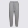 Brunello Cucinelli Cotton And Cashmere Blend Sweatpants With Silk