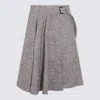 Brunello Cucinelli Grey Cotton Skirt