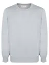Brunello Cucinelli Light Grey Virgin Wool And Cashmere Jumper In Grey
