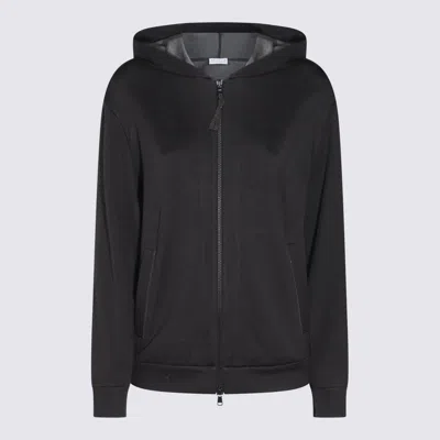 Brunello Cucinelli Grey Cotton Sweatshirt