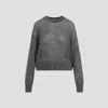 Brunello Cucinelli Women's Mohair Lame Sweater In Grey