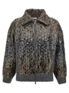 Brunello Cucinelli Mohair-blend Sequin-embellished Cardigan In Gray