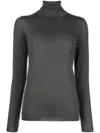 Brunello Cucinelli Women Cashmere And Silk Turtle-neck Sweater In Gray