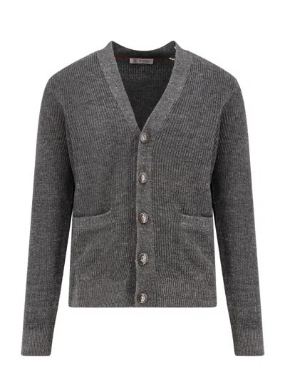 BRUNELLO CUCINELLI GREY KNITWEAR