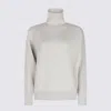 Brunello Cucinelli Sweaters Feather In Neutral