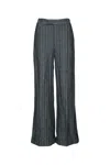 Brunello Cucinelli Grey Linen Trousers