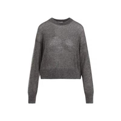 BRUNELLO CUCINELLI BRUNELLO CUCINELLI GREY LONG-SLEEVED SWEATER