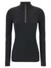 Brunello Cucinelli Wolf Knitwear Mock Neck Long Sleeves In Gray
