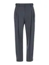 Brunello Cucinelli Grey Slouchy Trousers In Grigio