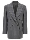Brunello Cucinelli Jacket In Grey