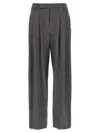 Brunello Cucinelli Sartorial Baggy Pants Gray In Black