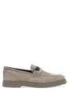 Brunello Cucinelli Grey Solid Monile Loafers In Grey