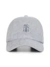 Brunello Cucinelli Curved Brim Hats Collection In Ivory