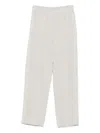 Brunello Cucinelli Grey Straight-leg Trousers In Gray