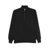 Brunello Cucinelli Cashmere High-neck Sweater In Black