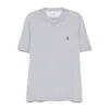 Brunello Cucinelli Grey T-shirts & Vests - T-shirts Men In Gray