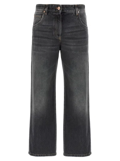 Brunello Cucinelli Grey The Square Jeans