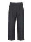 Brunello Cucinelli 'straight Crop' Pants In Black