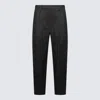 Brunello Cucinelli Grey Wool Blend Pants In Multicolor