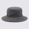 Brunello Cucinelli Grey Wool Bucket Hat In Gray
