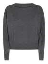 Brunello Cucinelli Maglie Grigio In Grey