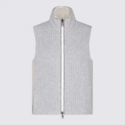 Brunello Cucinelli Grey Wool Casual Jacket
