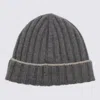 Brunello Cucinelli Hats Grigio Medio In Gray