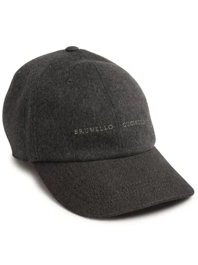 Brunello Cucinelli Grey Wool Hat