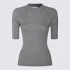 Brunello Cucinelli Grey Wool Knitwear In Grey