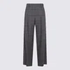 Brunello Cucinelli Grey Wool Pant