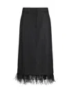 Brunello Cucinelli Skirt In Antracite