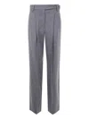 Brunello Cucinelli Suits Wide Leg Pants Clothing In Gray