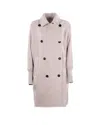 Brunello Cucinelli Short Trench Coat In Grigio