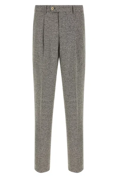 Brunello Cucinelli Men Grisaille Pants In Gray