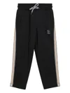 BRUNELLO CUCINELLI GROSGRAIN TRIM TRACKSUIT BOTTOMS