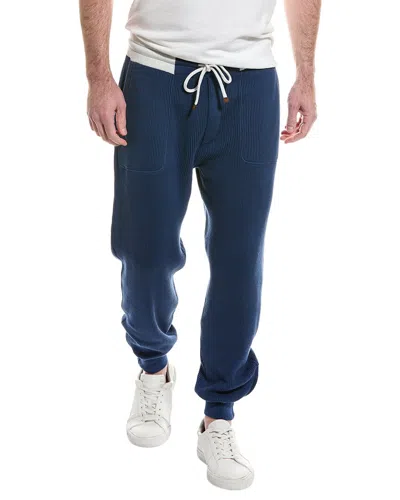 Brunello Cucinelli Gym Pant In Blue