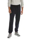 Brunello Cucinelli Logo Printed Drawstring Track Pants In Black