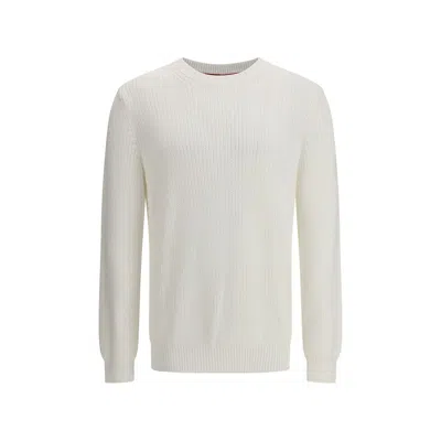 BRUNELLO CUCINELLI HALF ENGLISH RIB SWEATER