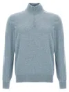 Brunello Cucinelli Cashmere Sweater In Blue
