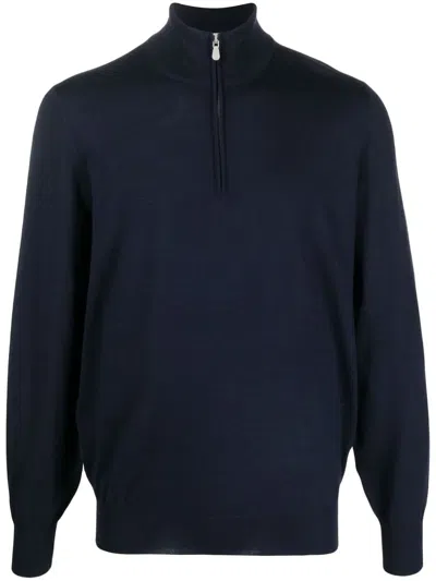 BRUNELLO CUCINELLI HALF-ZIP NECK JUMPER