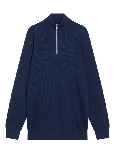 BRUNELLO CUCINELLI HALF-ZIP RIBBED SWEATER