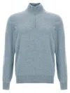 Brunello Cucinelli Cashmere Sweater In Blue