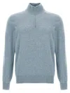 Brunello Cucinelli Cashmere Sweater In Blue