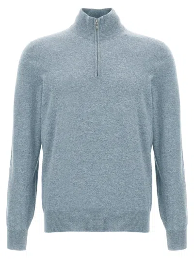BRUNELLO CUCINELLI HALF-ZIP SWEATER