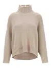 Brunello Cucinelli Monile Sweater, Cardigans Beige In Beige