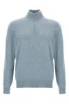 Brunello Cucinelli Cashmere Sweater In Blue