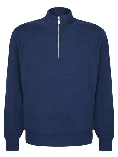 BRUNELLO CUCINELLI HALF-ZIP SWEATER