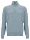 Brunello Cucinelli Cashmere Sweater In Blue