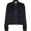 Brunello Cucinelli Pocket-detail Zip-front Jacket In Black