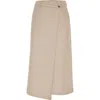 Brunello Cucinelli Wrap Wool Skirt